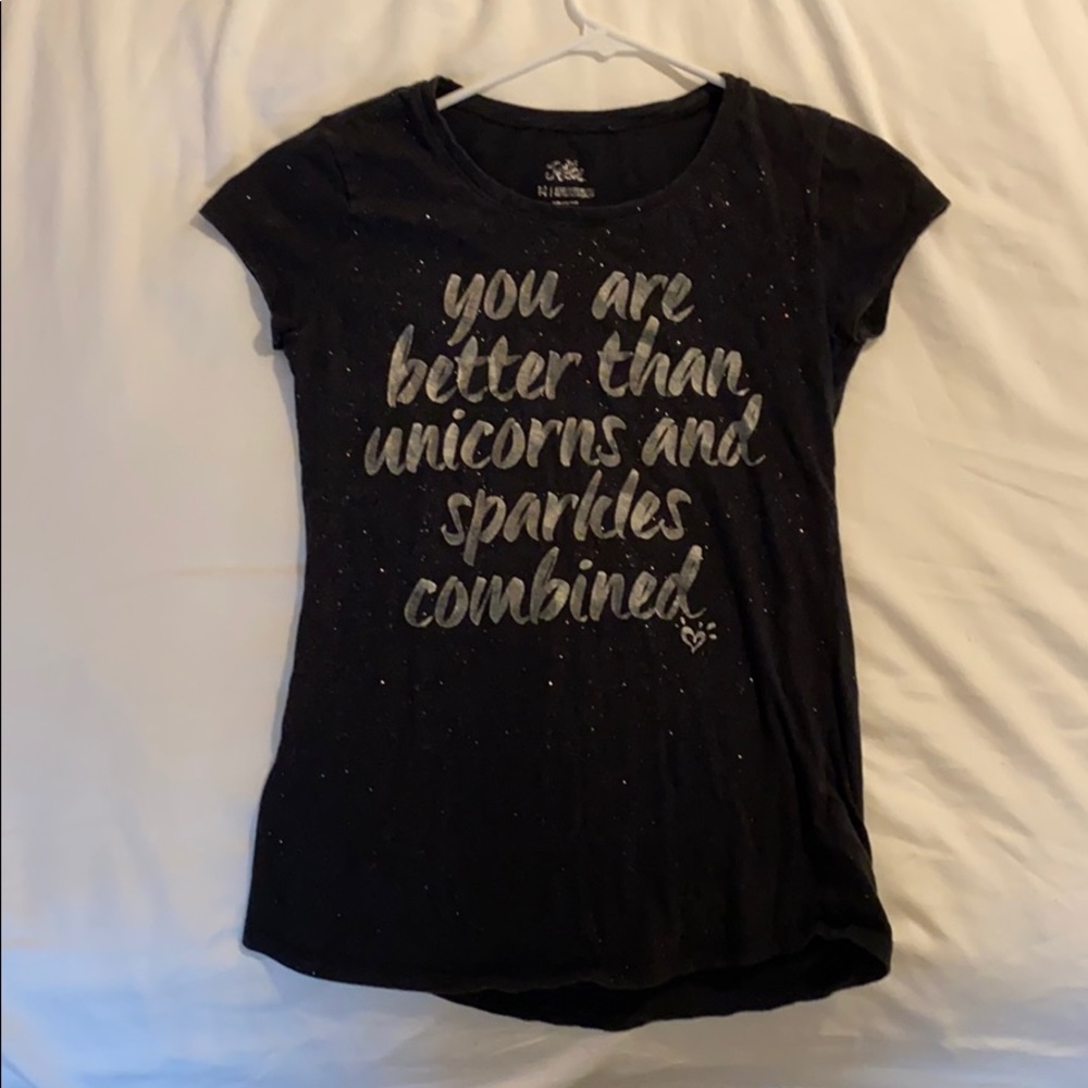 “You are better than unicorns” short sleeve shirt